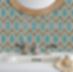 Thumbnail: Vinyl Tile Sticker Moroccan E001
