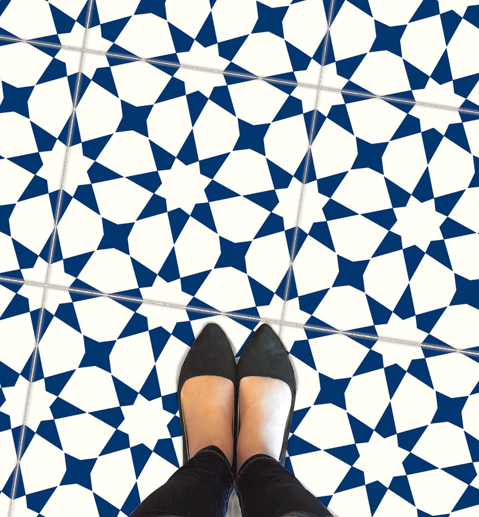 Waterproof Vinyl Tile Stickers Snazzy Decal