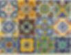 Thumbnail: Vinyl Tile Sticker Mexican Talevera TR002
