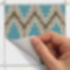 Thumbnail: Vinyl Tile Sticker Moroccan E001