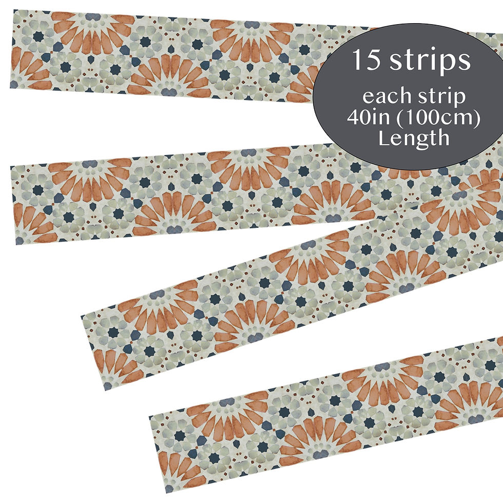 Waterproof Vinyl Tile Stickers Snazzy Decal