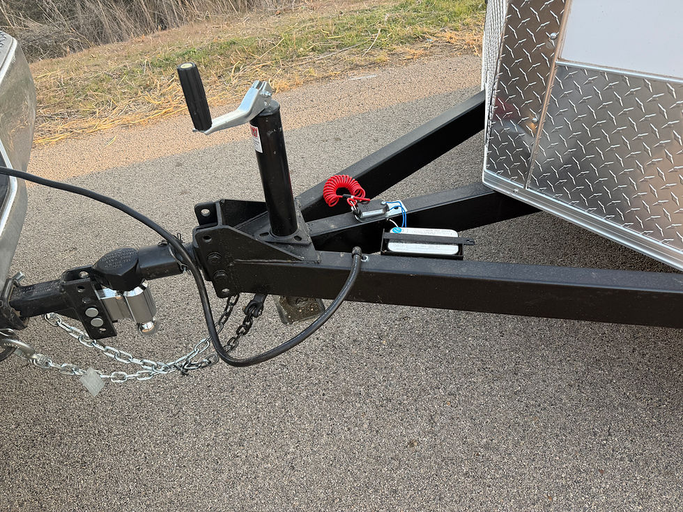 Thumbnail: 2026 TrueBlue 12x7x7 Enclosed Cargo Trailer – White