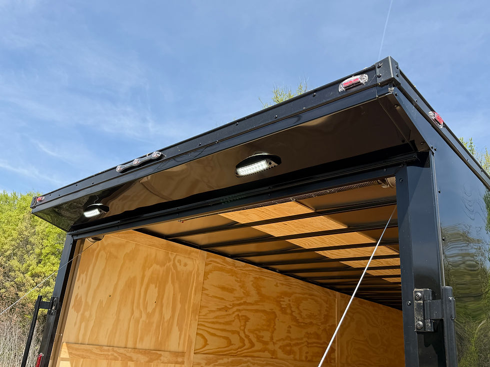 Thumbnail: 2026 TrueBlue 20x8.5x7 Enclosed Car Hauler - Blackout Package