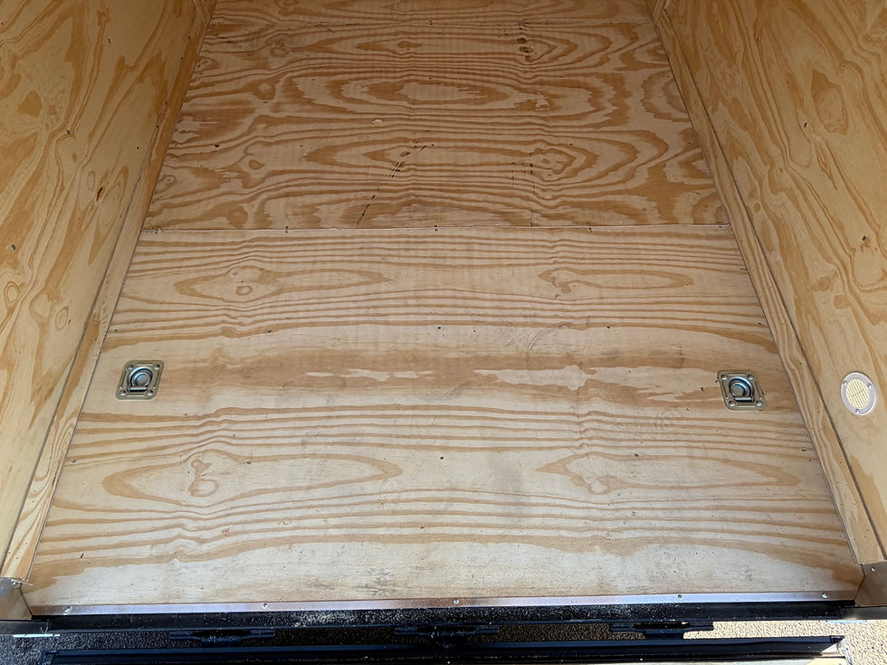 Thumbnail: 2026 TrueBlue 16x7x7 Enclosed Cargo Trailer – White