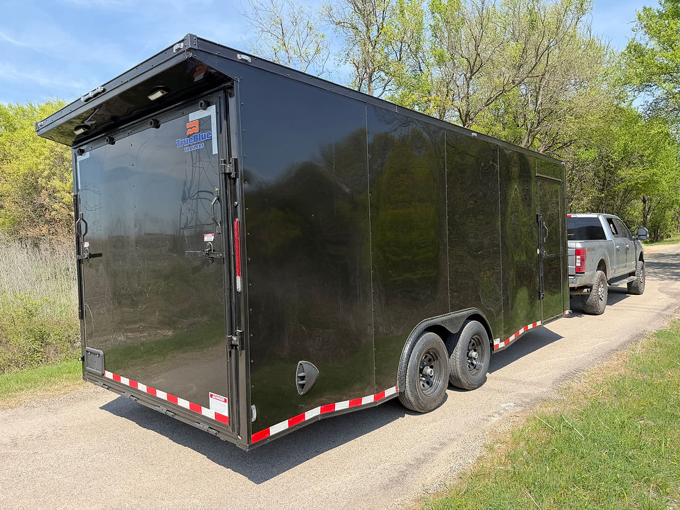 Thumbnail: 2026 TrueBlue 20x8.5x7 Enclosed Car Hauler - Blackout Package