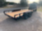 16x83 LaCosta heavy-duty utility trailer with stored ramps, 7K axles, and C-channel frame