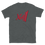 Thumbnail: XIA-3 - Red Logo Dark Heather - Short-Sleeve Unisex T-Shirt