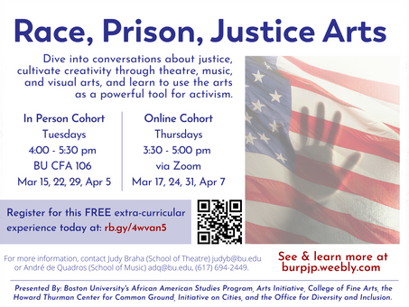 Race, Prison, Justice Arts - Spring Sessions