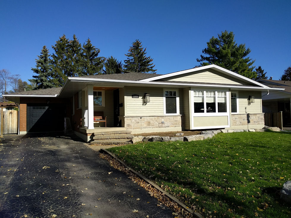 Burlington Bungalow Facade Reno