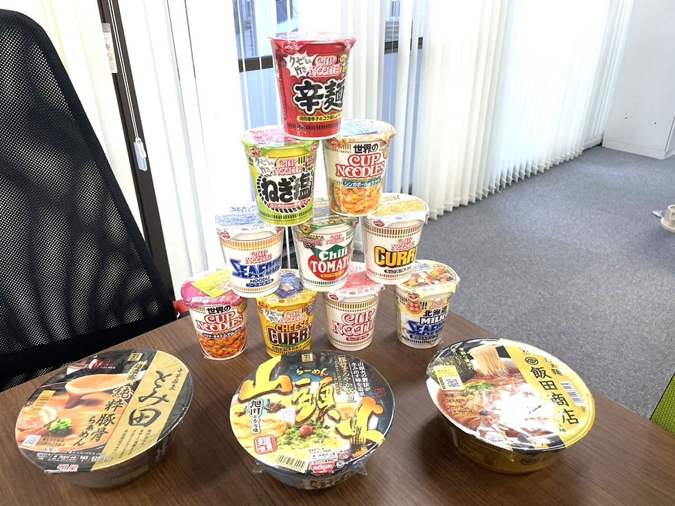 Different backgrounds, same noodle love ❤️🍜