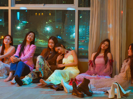 The main couples from Girl Rules Episode 12 sit barefoot together on the floor after a wedding reception, looking tired but sharing a lighthearted moment in the finale.