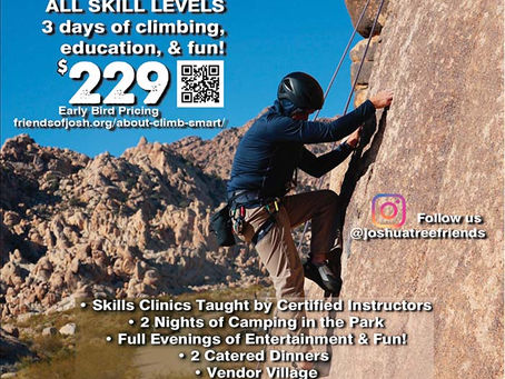 Friends of Joshua Tree Climb Smart 2025