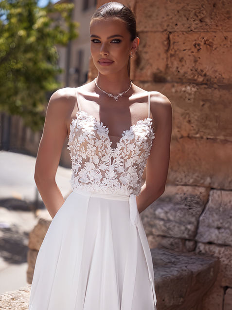 Braut Top mit Spitze