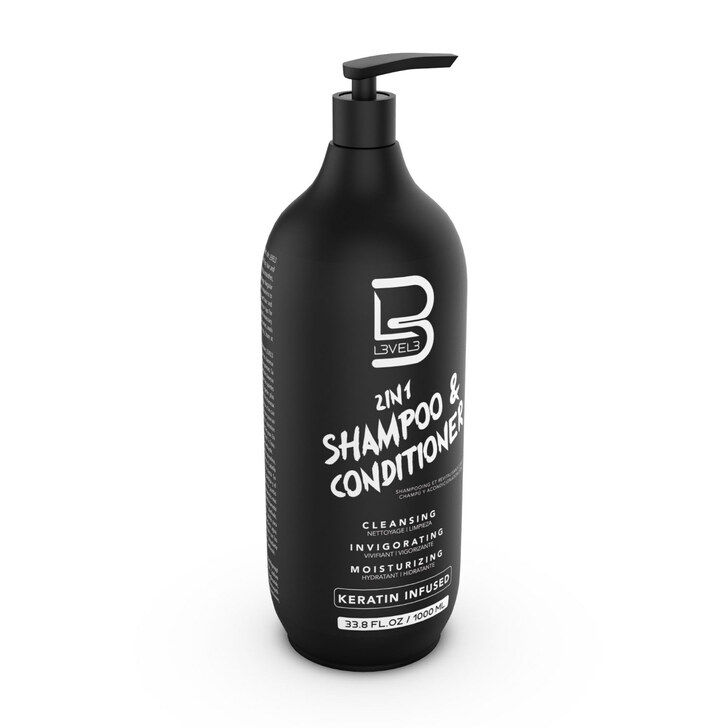 Miniatura: SHAMPOO Y ACONDICIONADOR PROFESIONAL PARA BARBERIA LEVEL3
