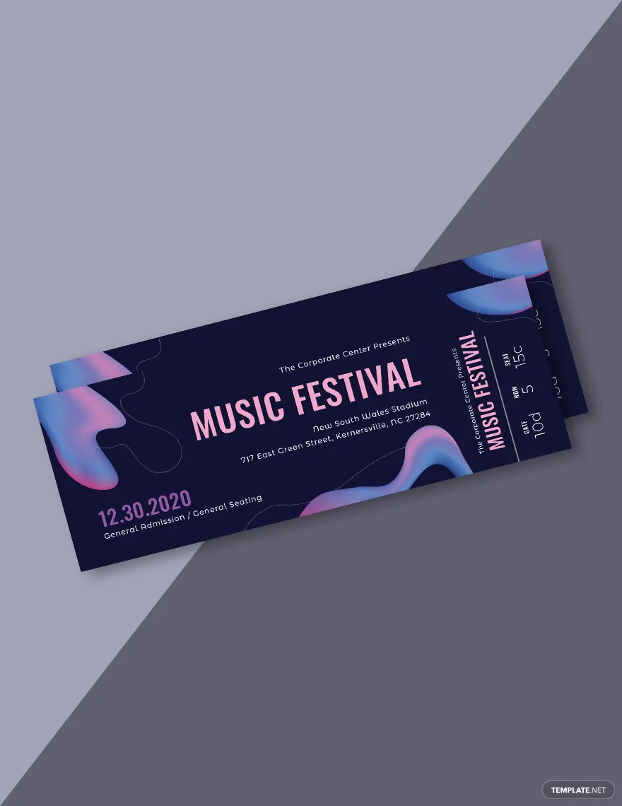 ticket mockup