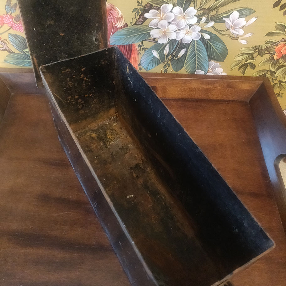 Vintage Militaria WW2 metal ammunition box