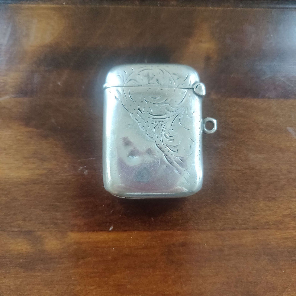 Silver vesta case Birmingham 1936 j collyer