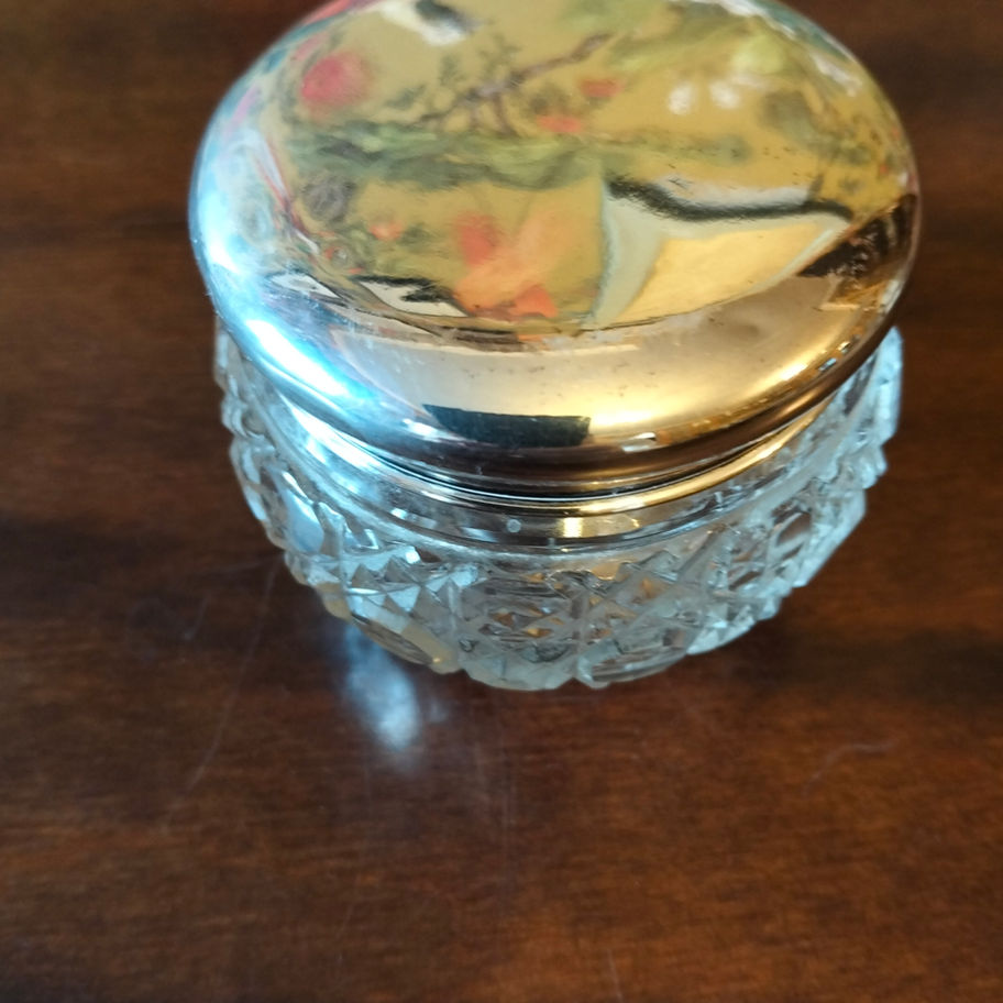 Antique Edwardian 1907 silver top Birmingham RB & M Blackinton & Millard