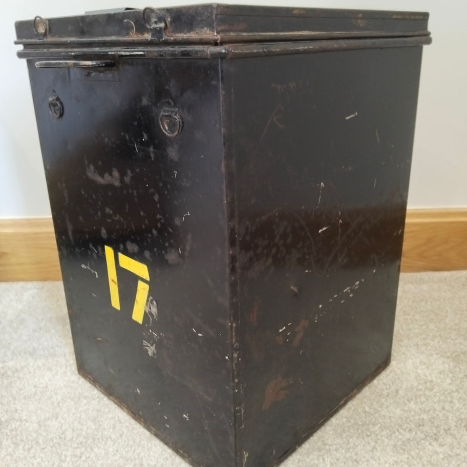 Vintage British Aerospace Pension Scheme Industrial Metal Application Box No. 17