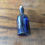 Thumbnail: Vintage small cobalt blue bottle with original cork stopper
