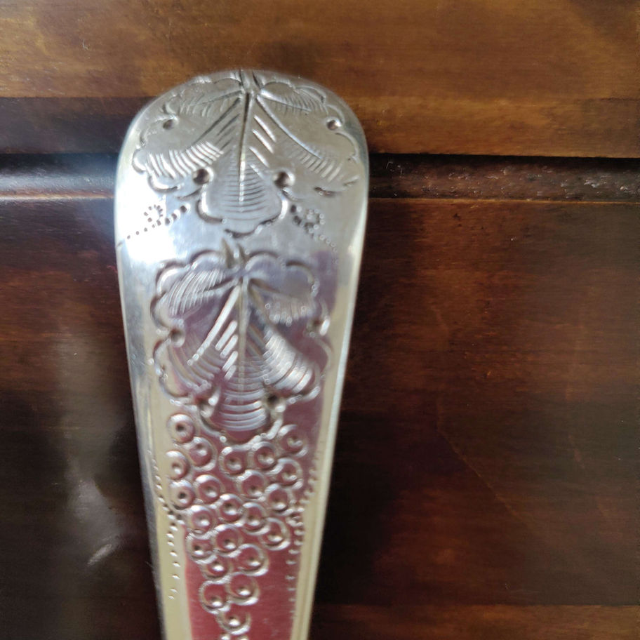 Victorian (1844 1845) hallmarked silver plate spoons