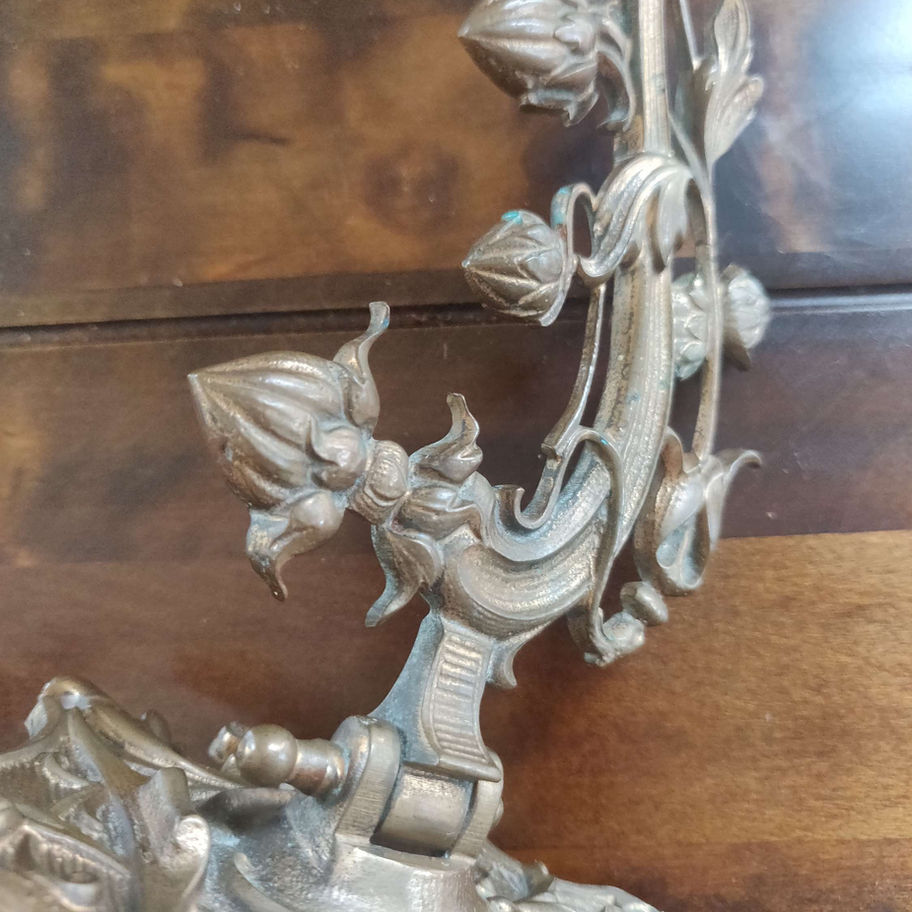 sconces pair of solid brass