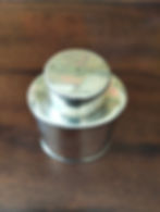 Antique Victorian Sterling Silver Tea Caddy by Martin, Hall & Co. Sheffield 1897