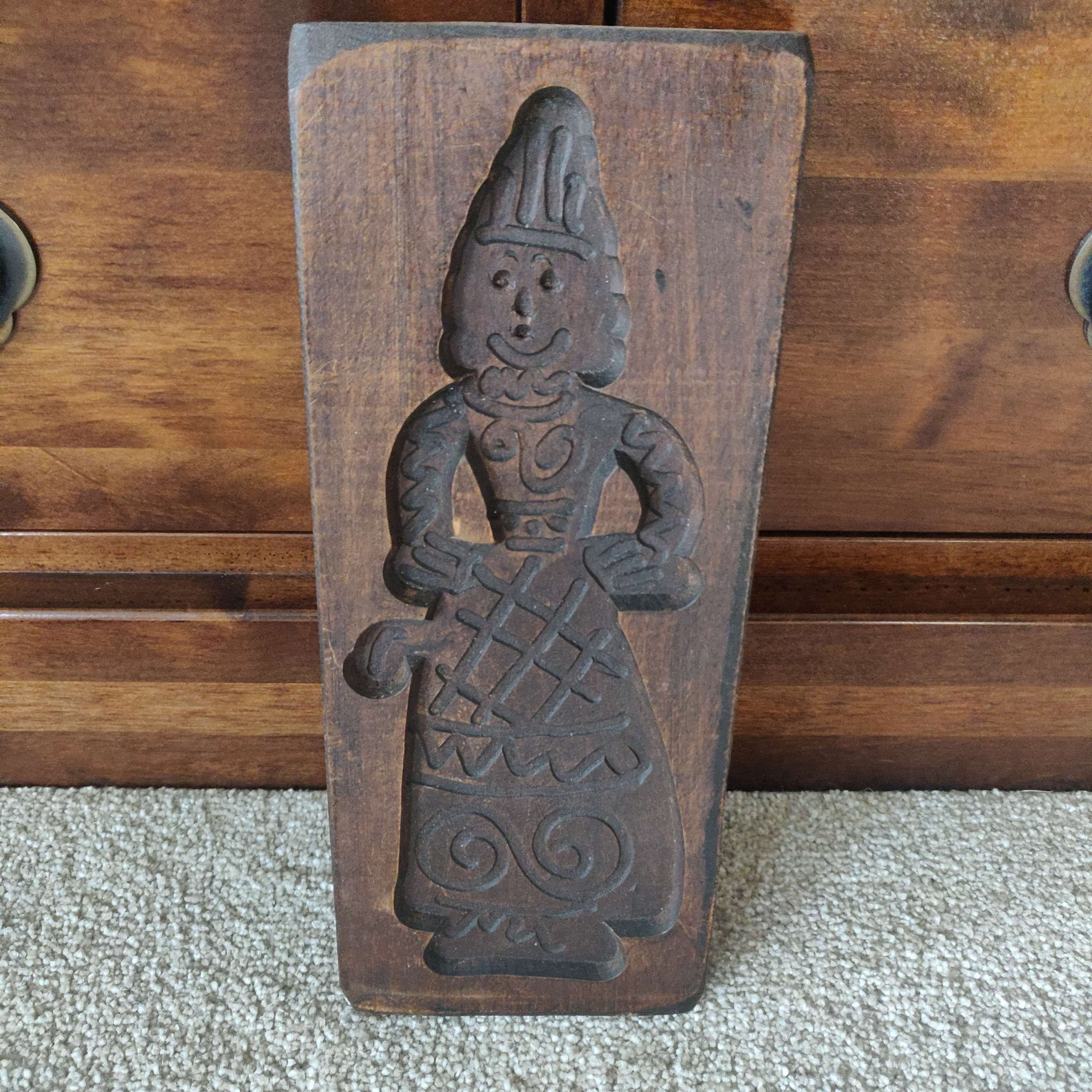 Vintage German springerle cookie mould