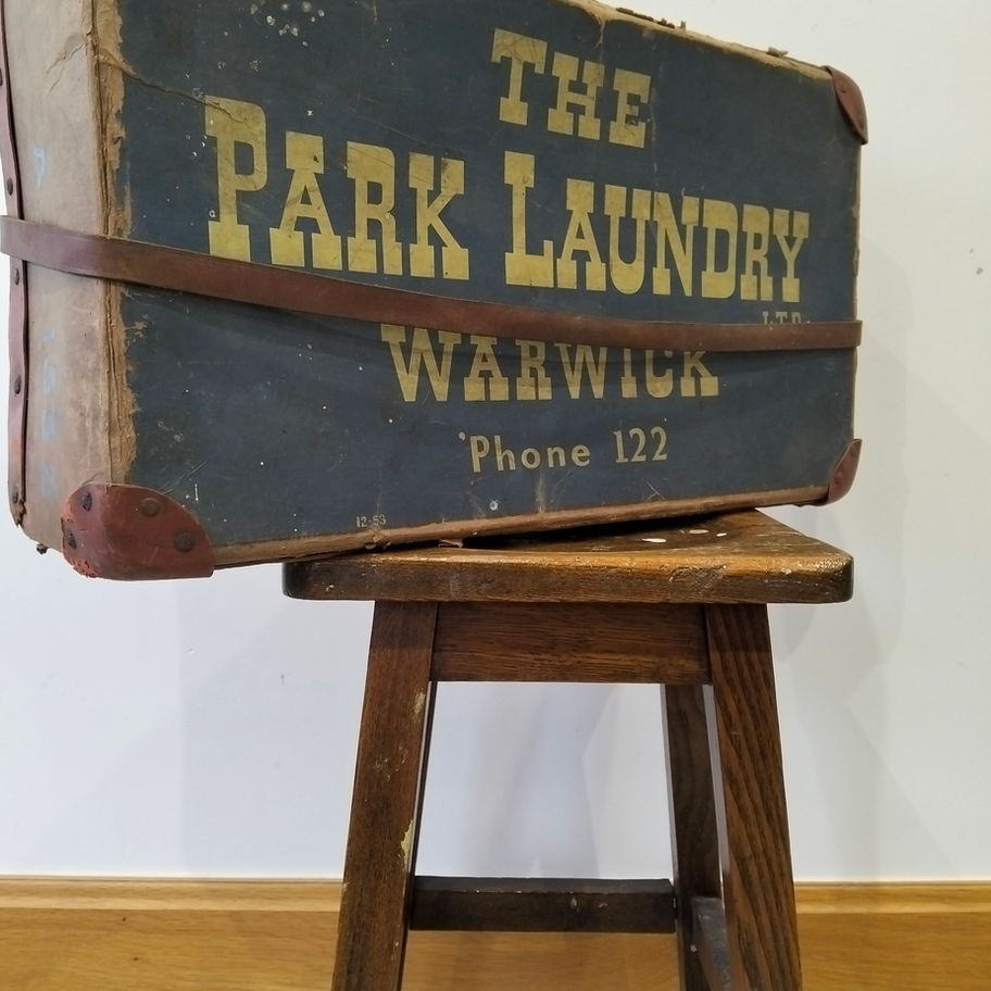 Vintage Commercial Laundry Box – The Park Laundry, Warwick Made by The Enfield