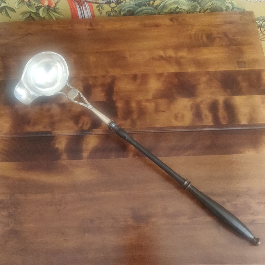 Antique 1793 George 111 toddy/ punch ladle stunning!!!