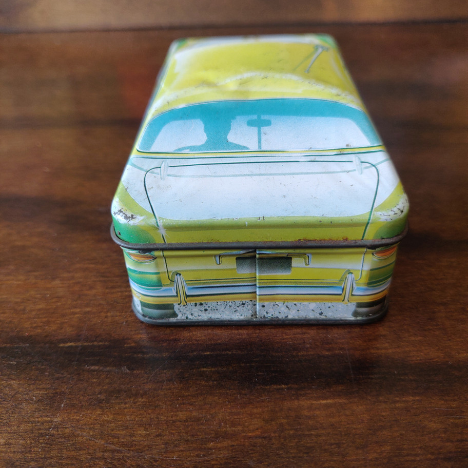 Vintage 1982 Ian Logan collectibles repair car soap tin