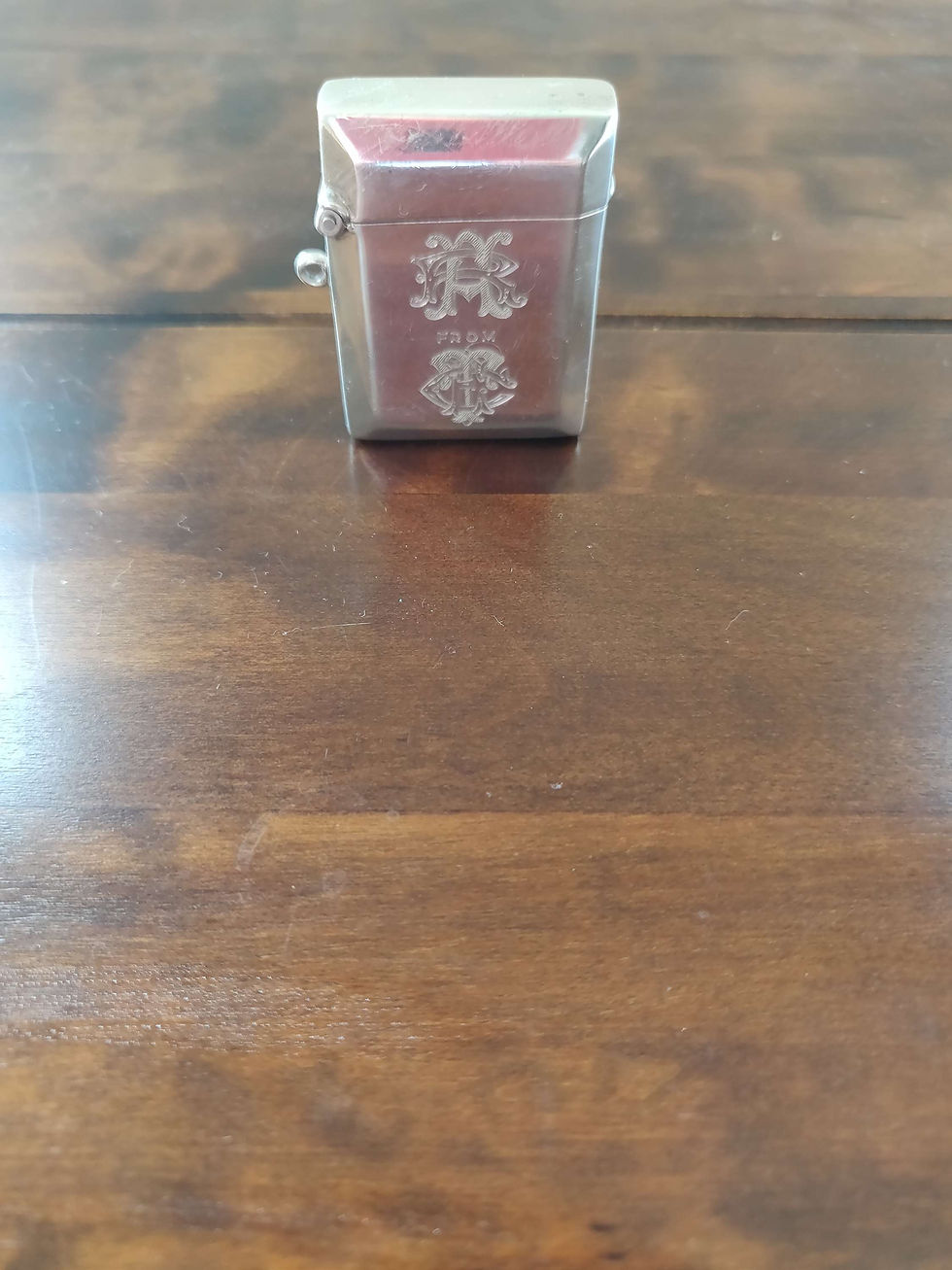 antique WW1 vesta case