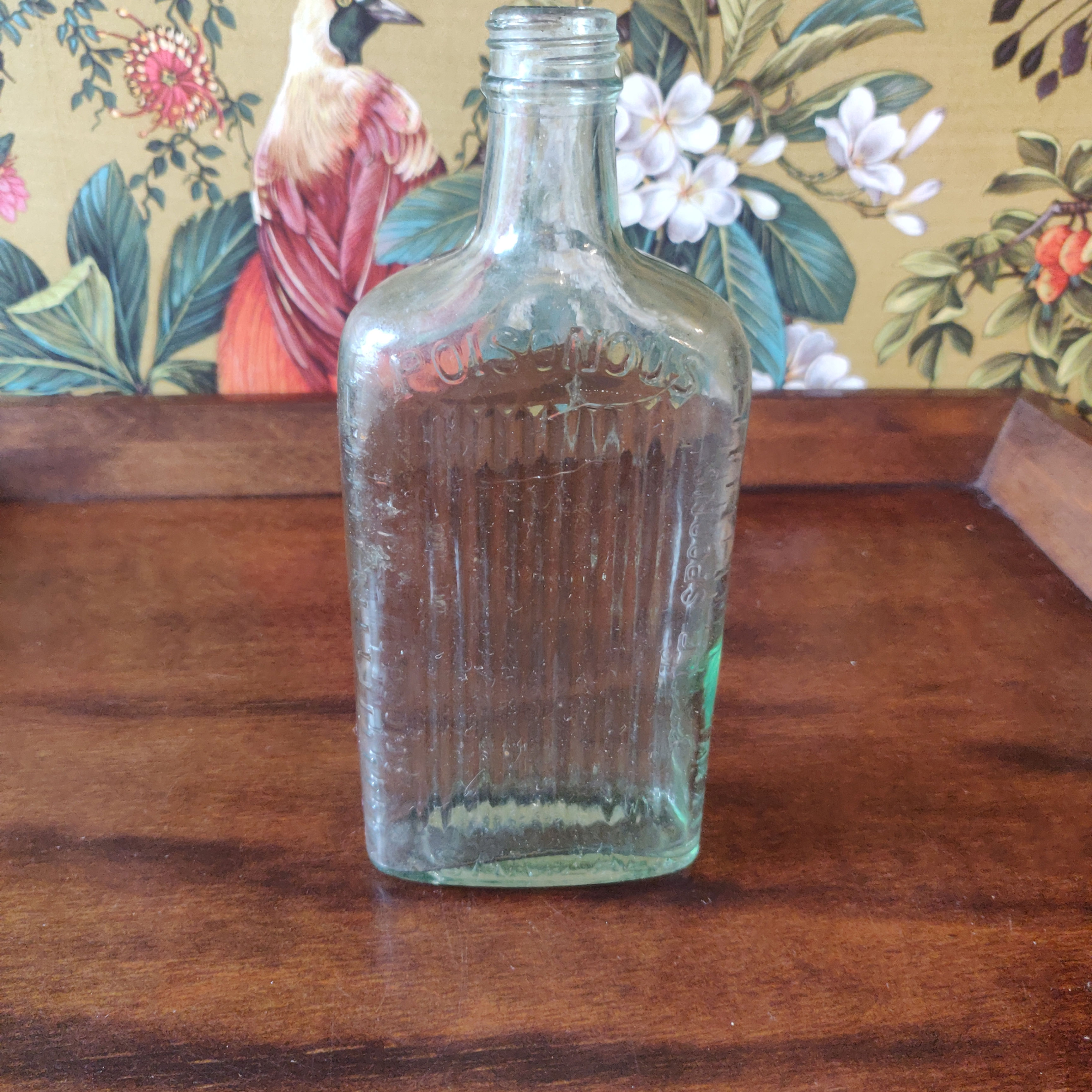 Antique early 20th or late 19th century poisonous bottle by sanizal