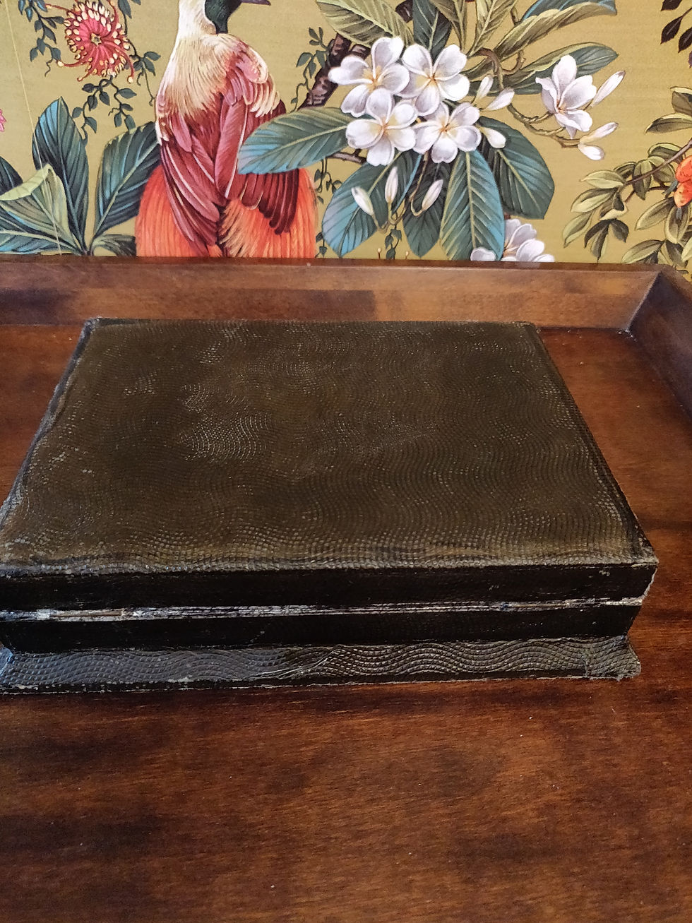 Thumbnail: Antique early 20th centuryboxed set of six fish knives and forks in original box