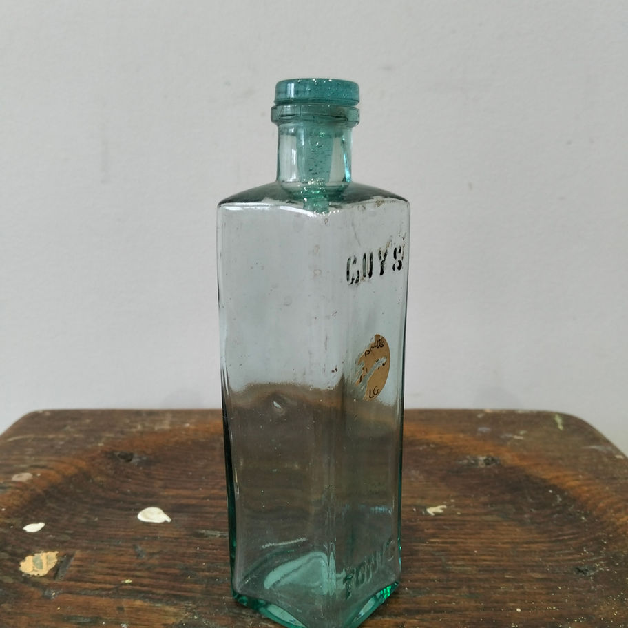 Antique GUY’S Tonic Bottle – Early 20th Century Barber / Chemist Bottle