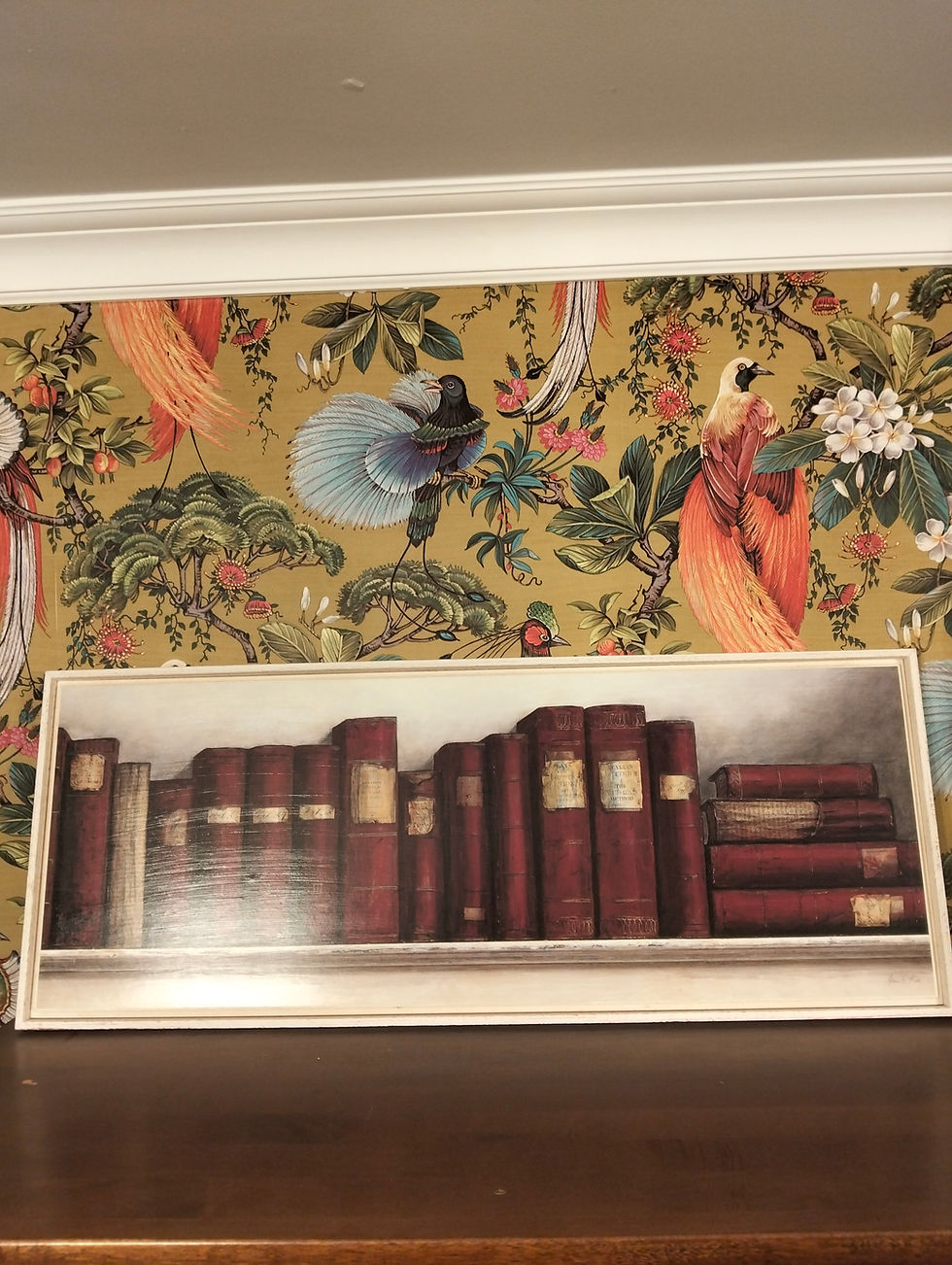 Vintage Library Shelf Print by Annie P. Firth – Manuscript Limited