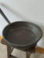 Antique Victorian early 19th late 20th century Copper Saucepan with Long handle
