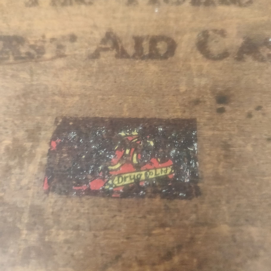 Vintage 1950s boots the chemist home first aid kit in original box with contents