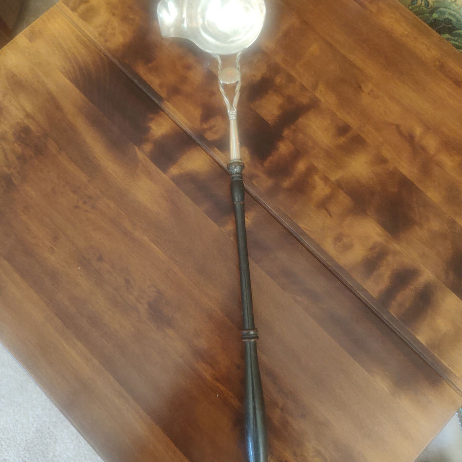 Antique 1793 George 111 toddy/ punch ladle stunning!!!