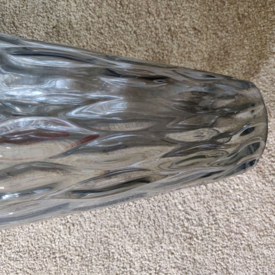 Vintage tall art glass coloured vase