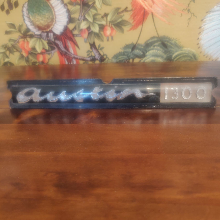 Vintage 1970s Austin 1300 car badge