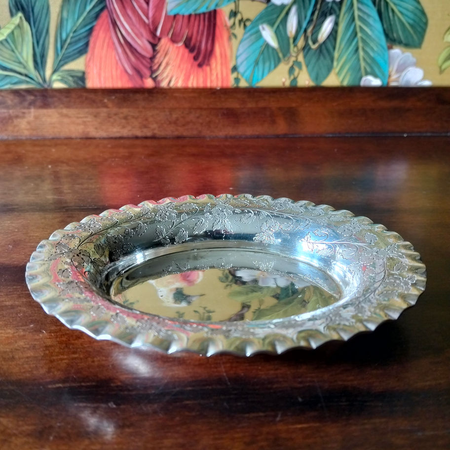 Antique J B & S Electroplated Art Nouveau Piece – English Silver Plate c.1890s