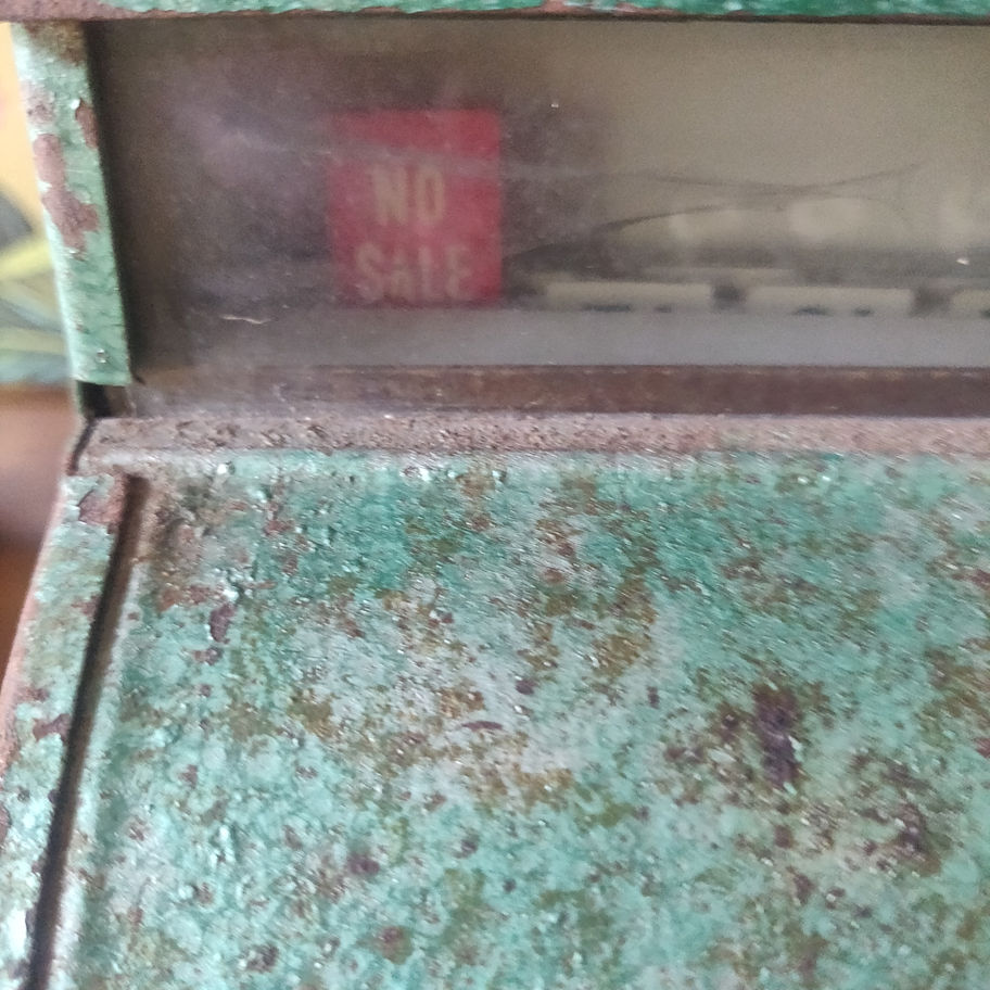 Vintage merit metal toy cash register makes a lovely cha ching sound !!