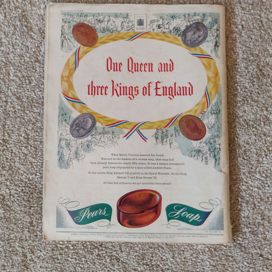 Vintage 1953 Punch coronation limited edition magazine very rare and collectible