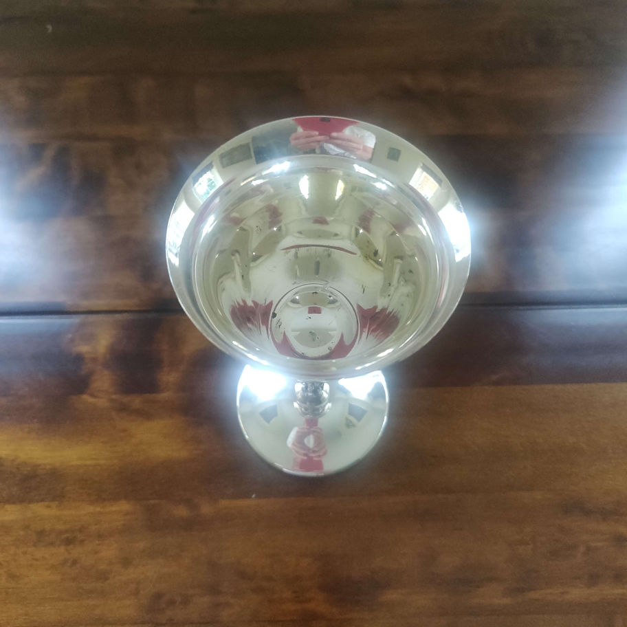 Silver plate goblet by pinder bros Birmingham