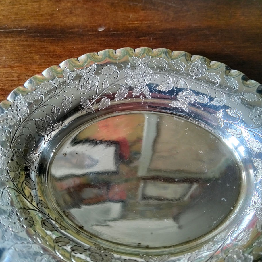 Antique J B & S Electroplated Art Nouveau Piece – English Silver Plate c.1890s