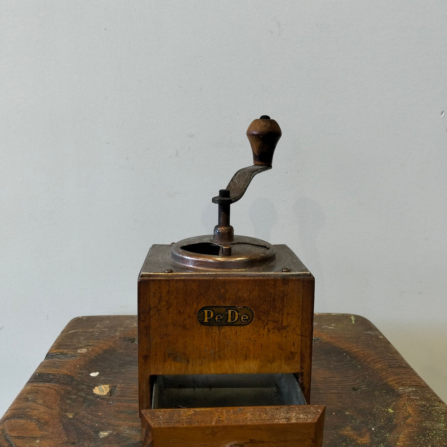 Vintage 1930s to 50s Pe De ( Peter Dienes) coffee grinder German maker