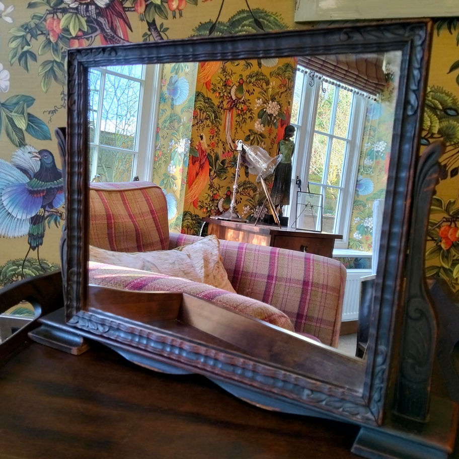 Antique Edwardian / Early 20th Century art nouveau Mahogany Dressing Table swing