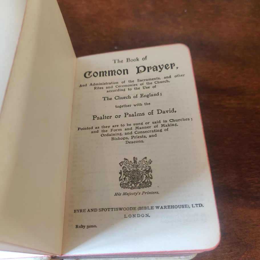 Vintage Catholic prayer book His Majesty's printers King George V1 1936 to 1952