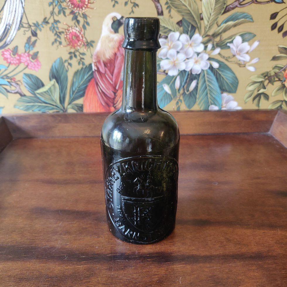 Antique early 20th century or late 19th century Starkey Knight & Ford beer bottle.
